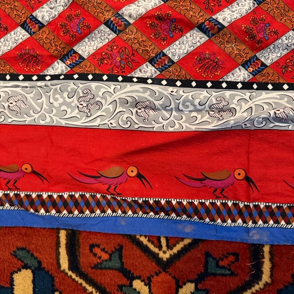 Les Olivades France 100% Cotton Scarf Bandana in Ref Paisley Floral Print - Picture 2 of 5